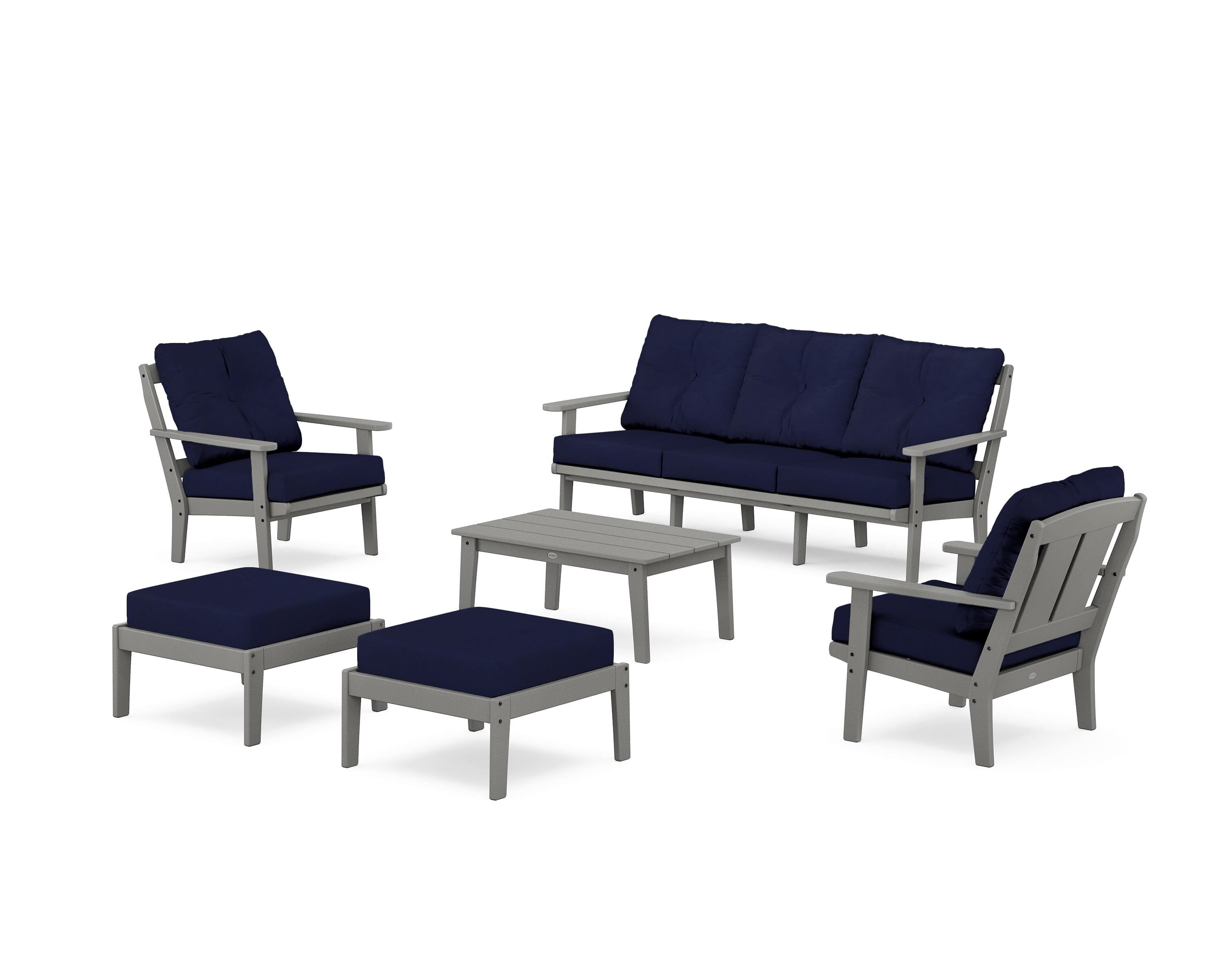 Mission 6-Piece Lounge Sofa Set
