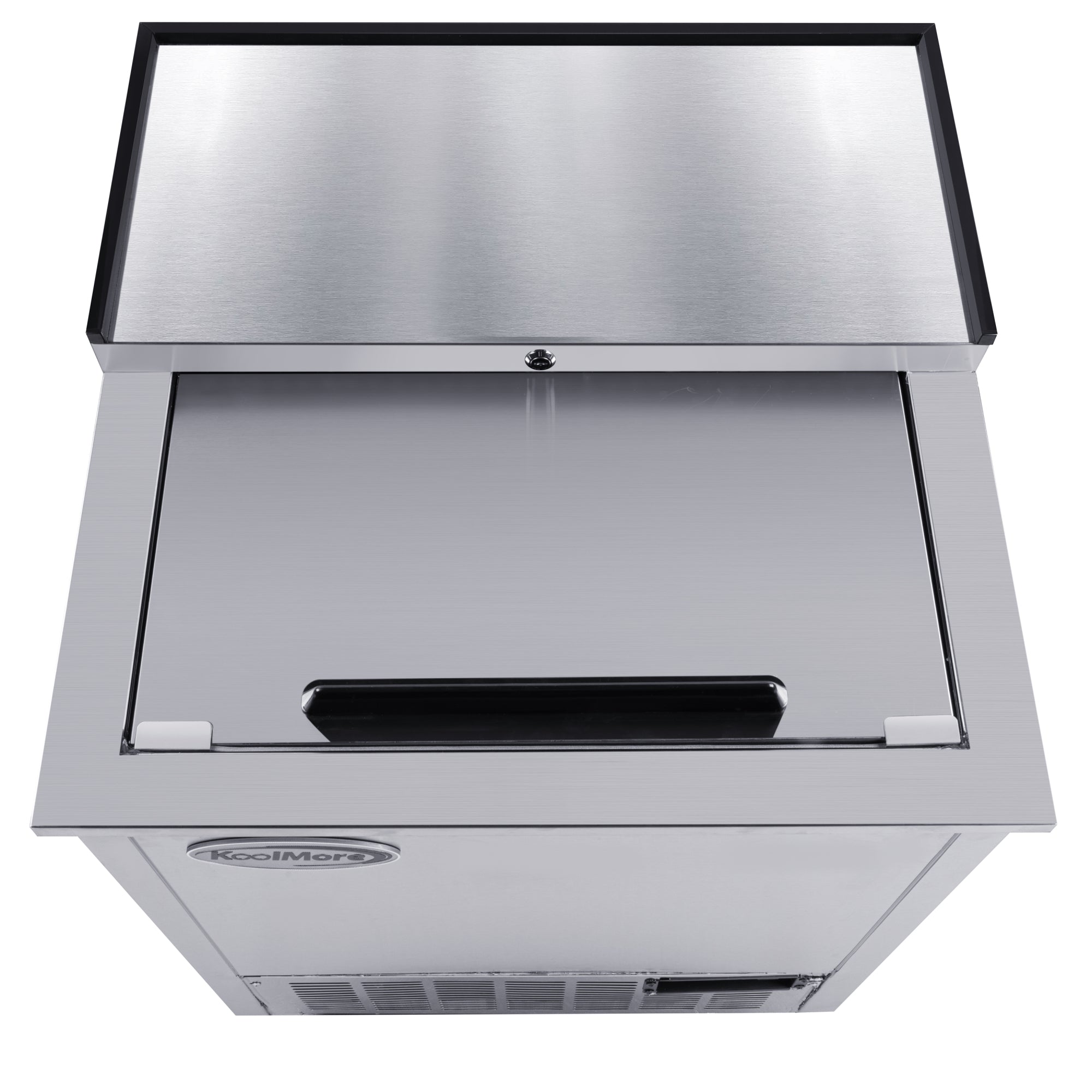 25 in. Commercial Glass Froster in Stainless Steel, ETL Listed, 5 cu. ft.