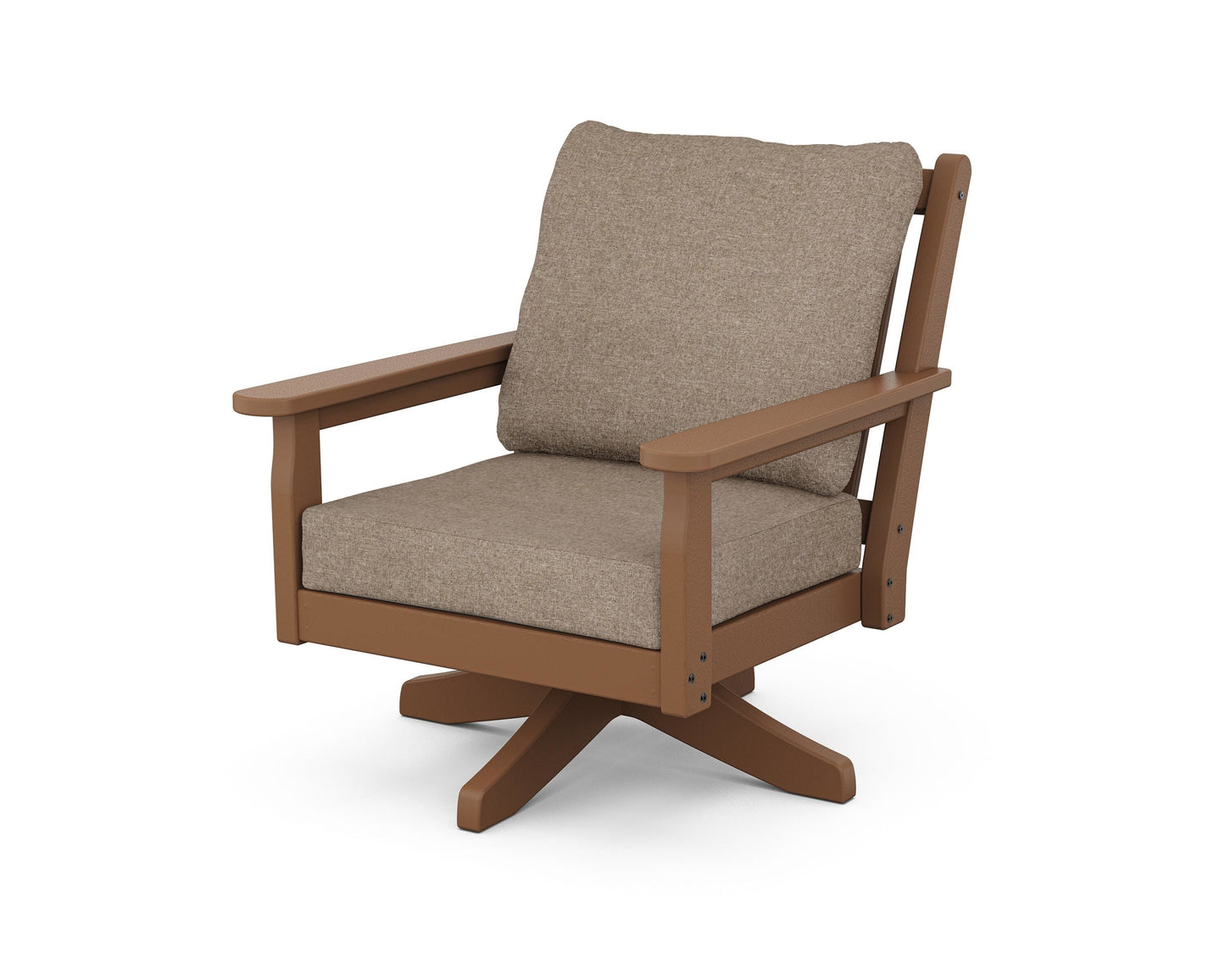 Chippendale Deep Seating Swivel Chair
