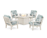 Oxford 5-Piece Deep Seating Set with Fire Pit Table