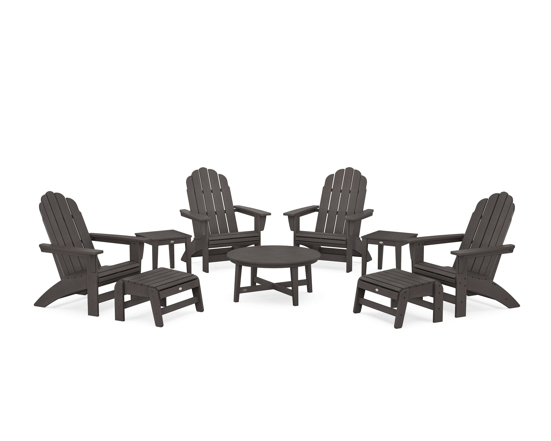Vineyard Grand Adirondack 9-Piece Conversation Set