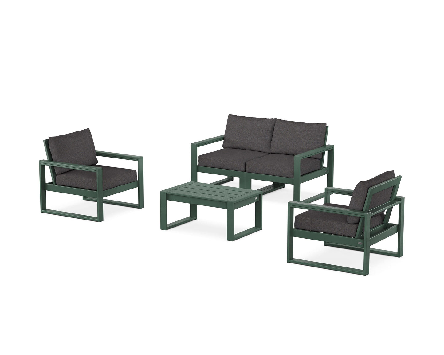 EDGE Sectional 4-Piece Deep Seating Set with Loveseat