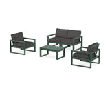 EDGE Sectional 4-Piece Deep Seating Set with Loveseat