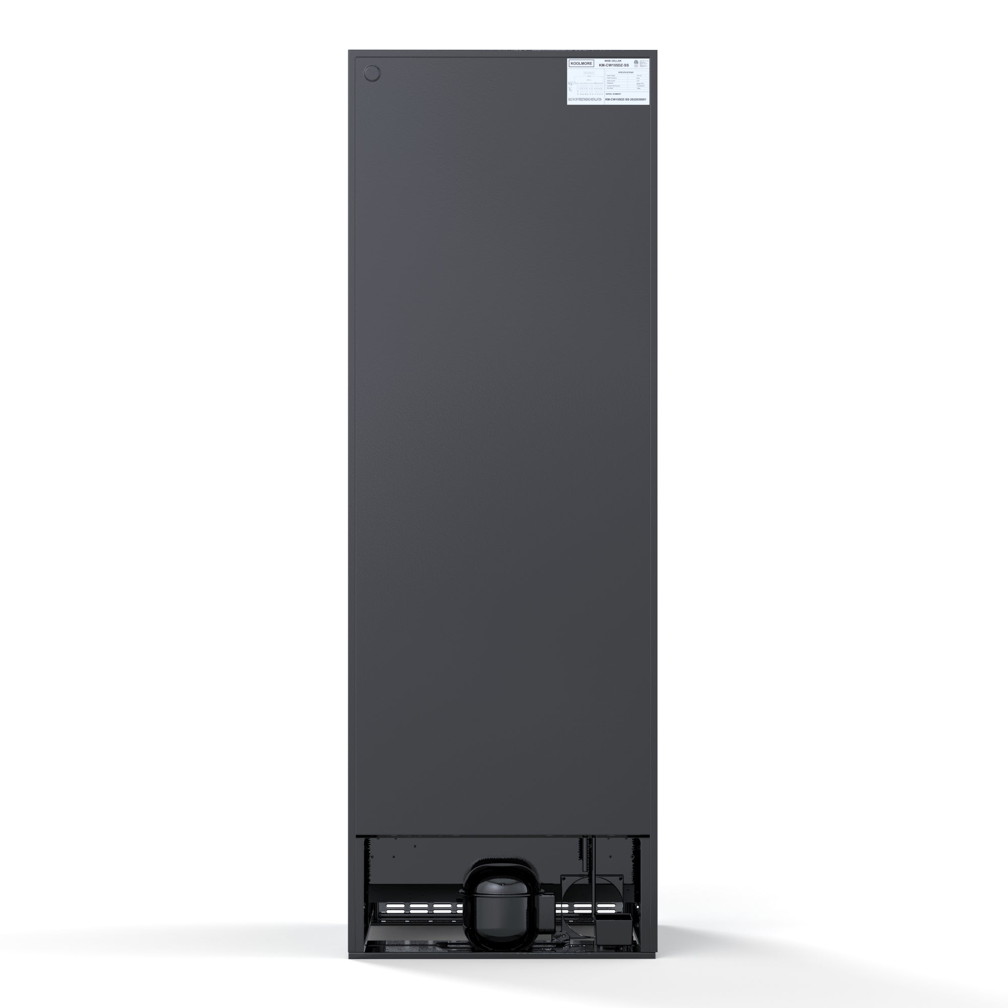 23 in. Dual Zone, Full Glass Door, Wine Cooler Refrigerator, Freestanding or Built-In Unit, 15.1 cu ft.