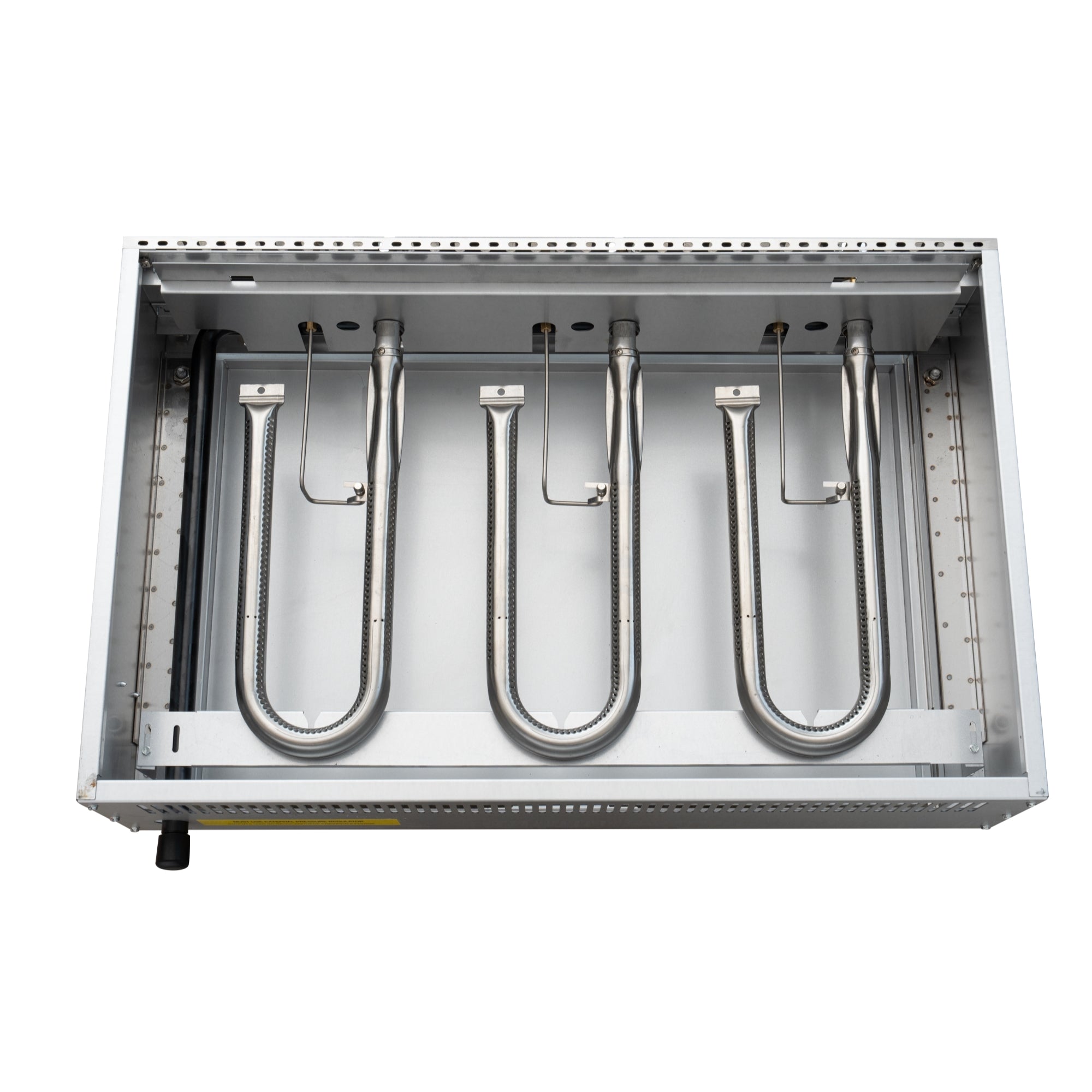 36 in. Commercial 3-Burner Natural Gas Charbroiler with 90,000 BTU in Stainless-Steel