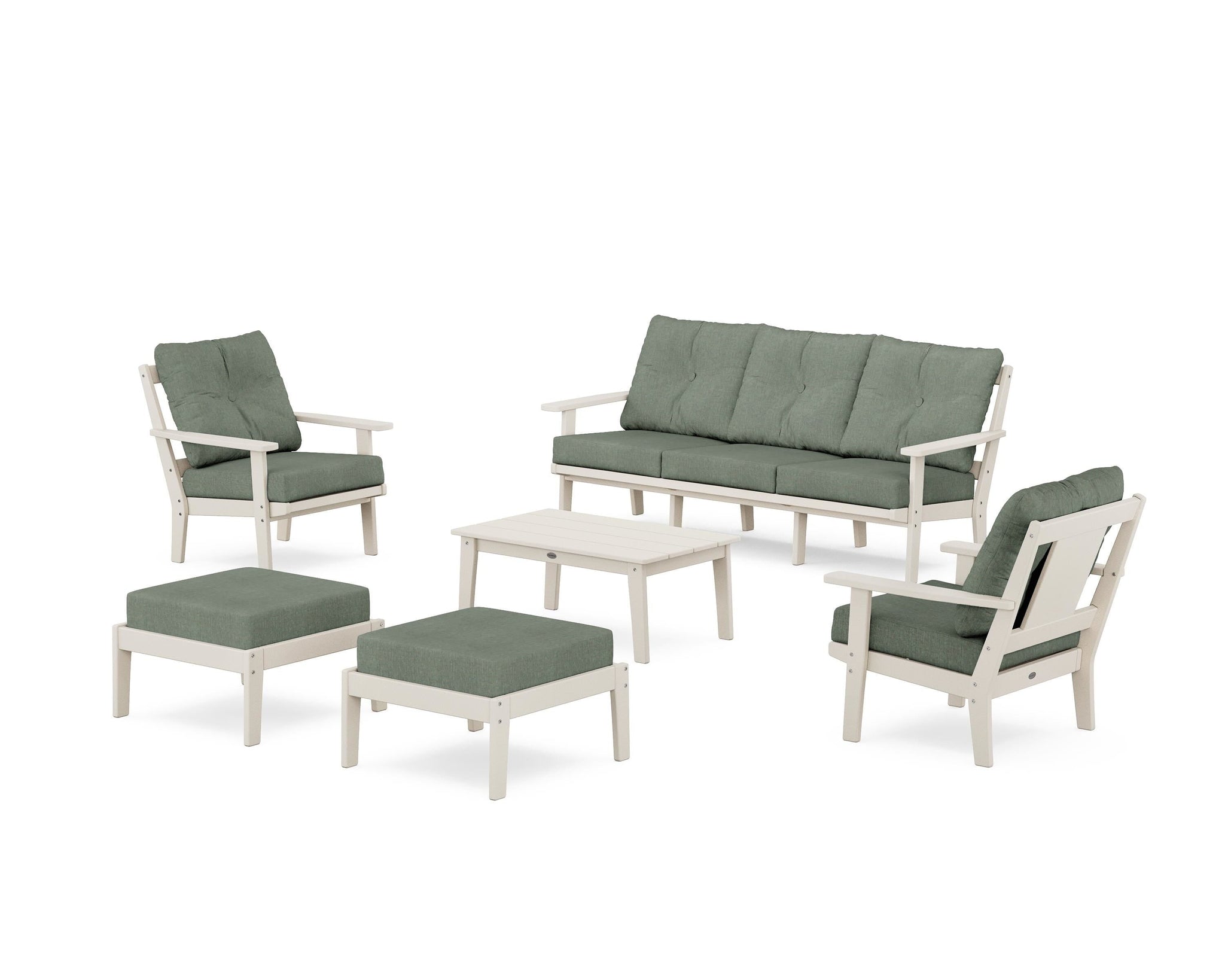 Prairie 6-Piece Lounge Sofa Set