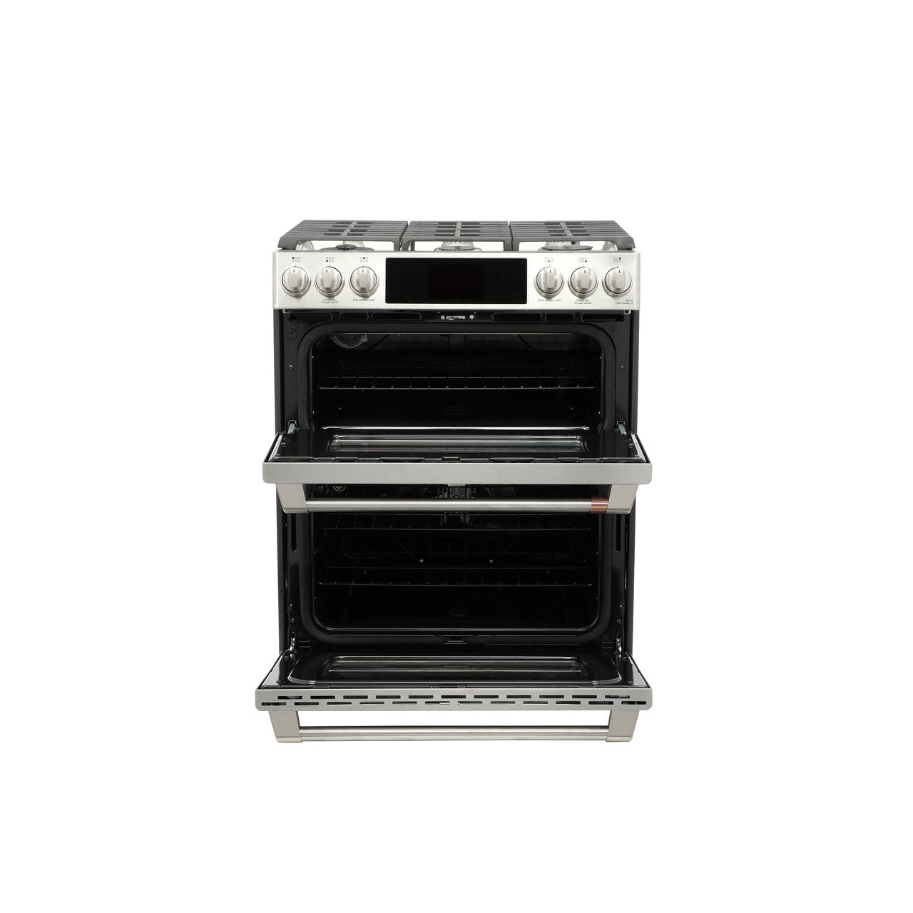 CAFÉ™ 30" Smart Slide-In, Front-Control, Gas Double-Oven Range with Convection