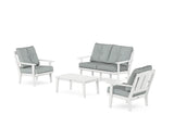 Mission 4-Piece Deep Seating Set with Loveseat