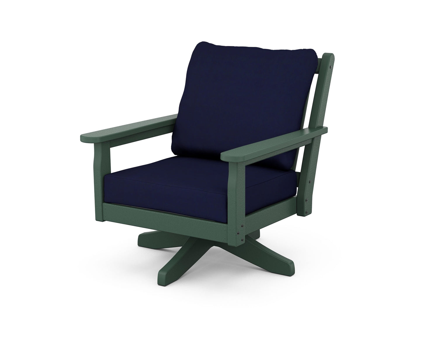 Chippendale Deep Seating Swivel Chair