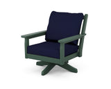 Chippendale Deep Seating Swivel Chair