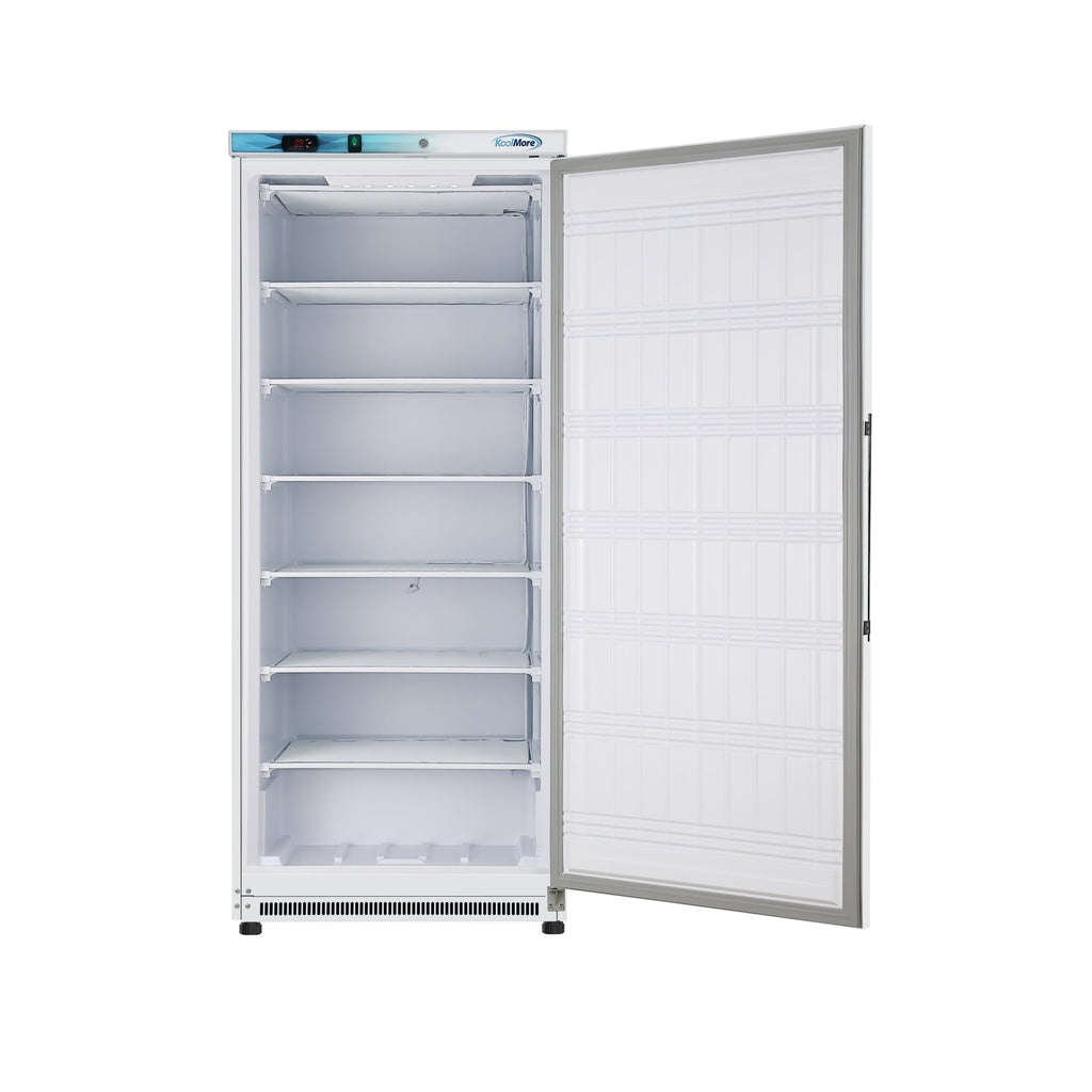 21 Cu. ft. Commercial Reach-in Freezer in White Manual Defrost