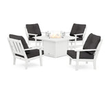 Oxford 5-Piece Deep Seating Set with Fire Pit Table
