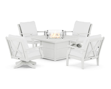 Braxton 5-Piece Deep Seating Set with Fire Table