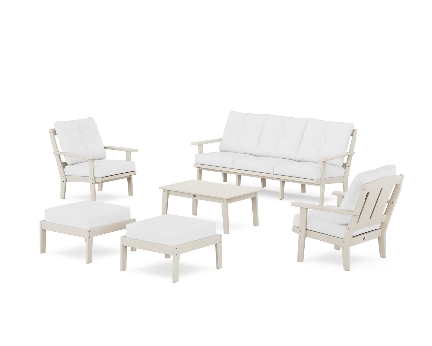 Mission 6-Piece Lounge Sofa Set