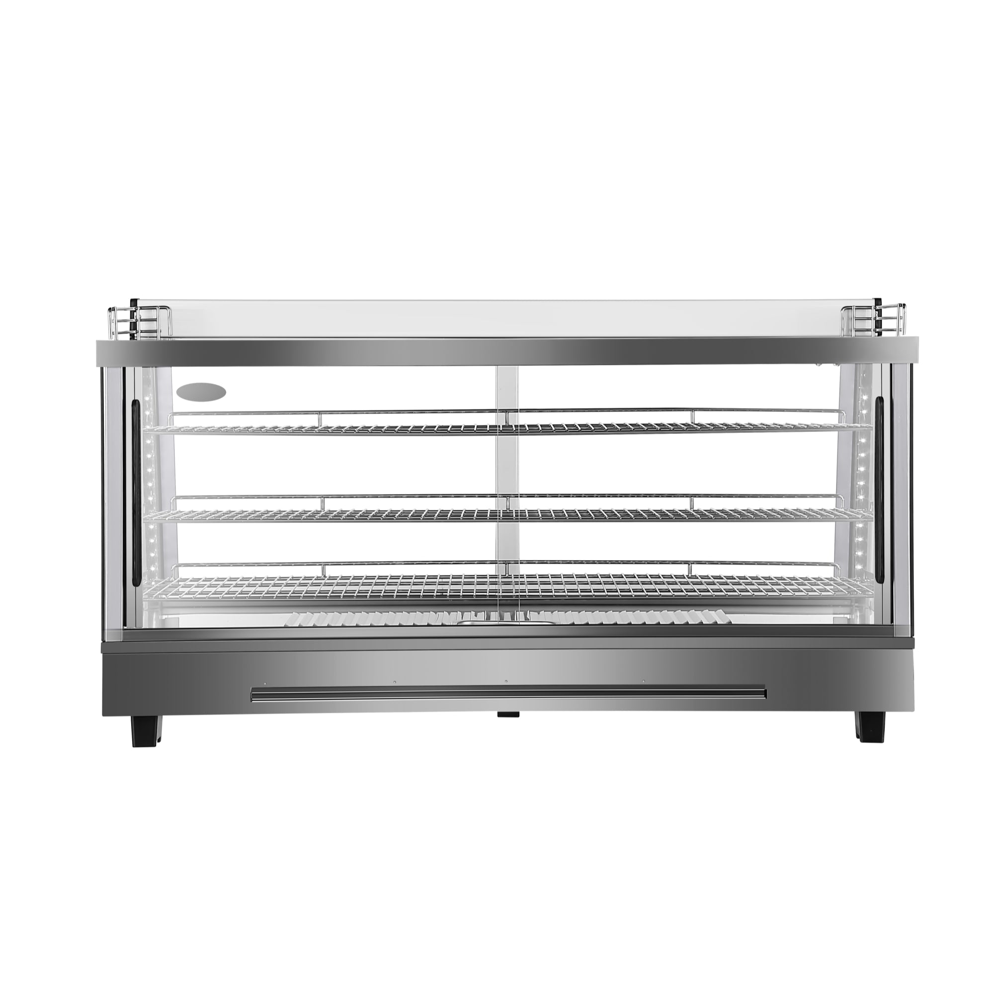 48 in. Glass Countertop Display Warmer, 6.5 cu. ft. in Stainless Steel