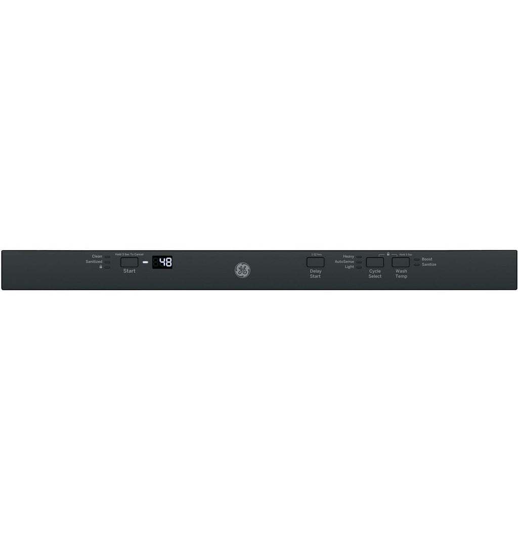 GE® ENERGY STAR® ADA Compliant Stainless Steel Interior Dishwasher with Sanitize Cycle