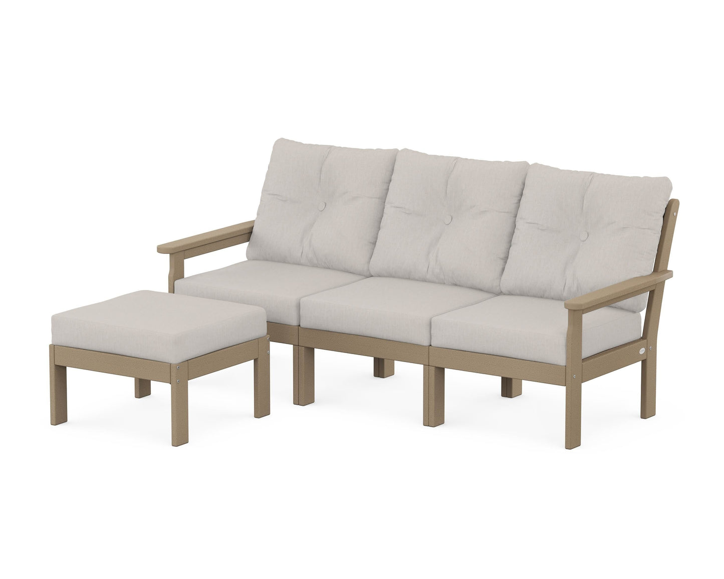 Vineyard 4-Piece Sectional with Ottoman
