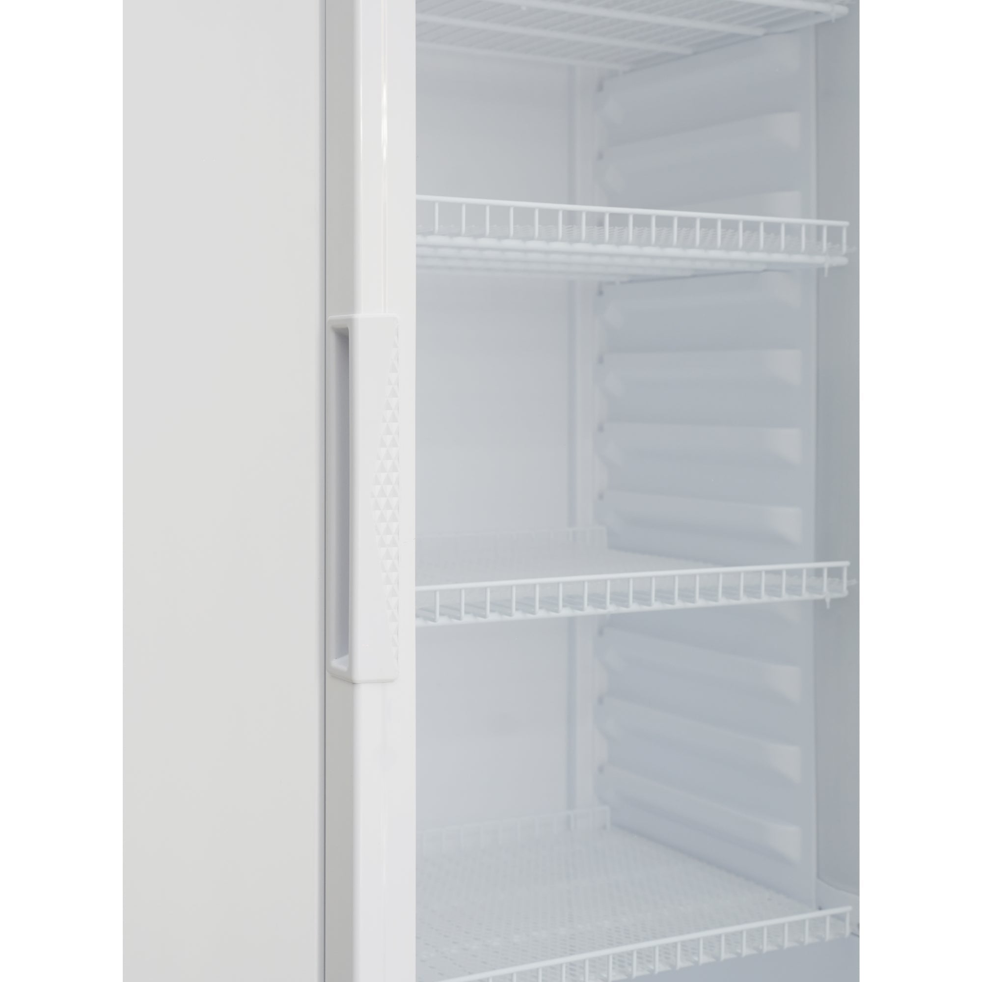 22 in. One-Door Commercial Merchandiser Refrigerator in White, 9 cu. ft.