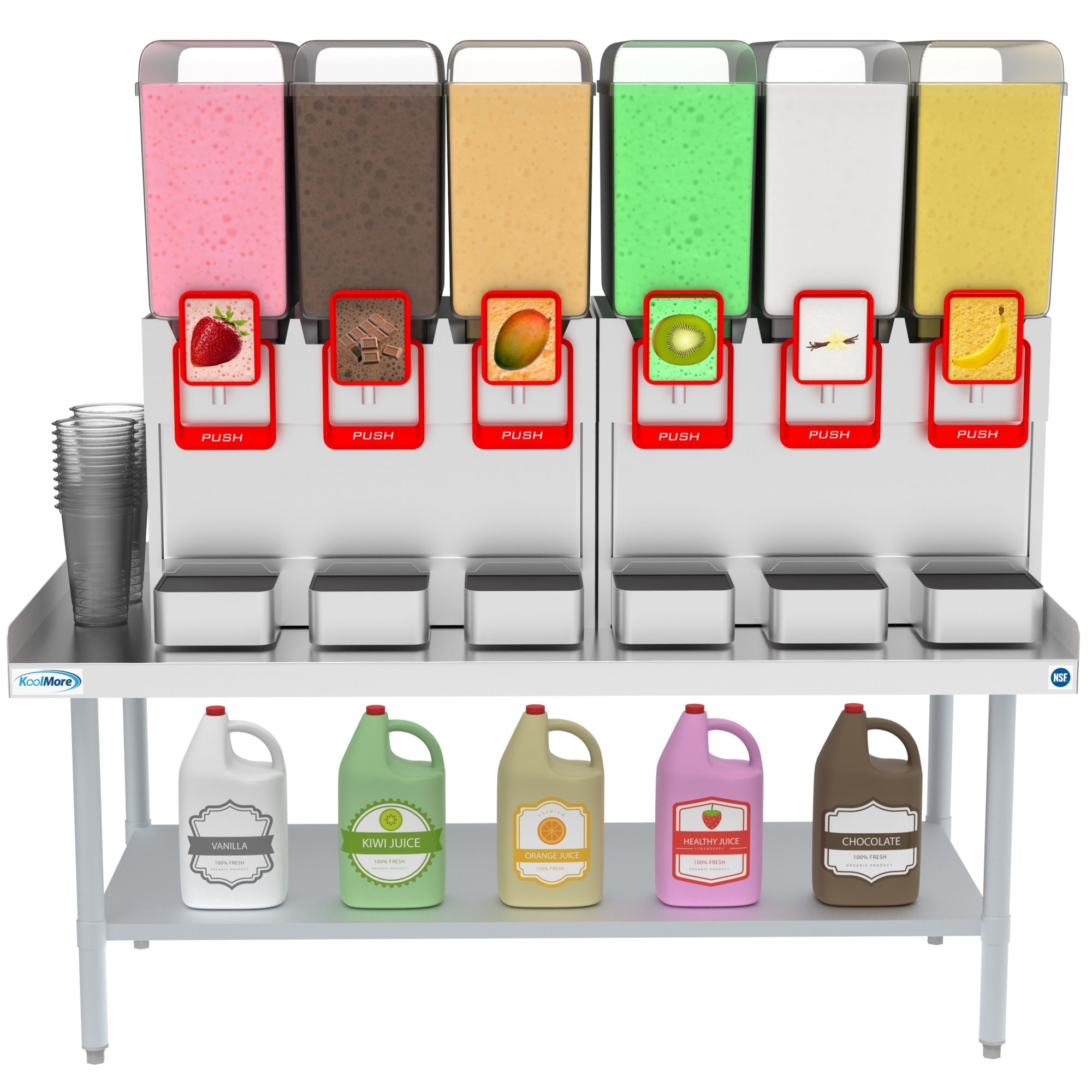 30" x  60" 16-Gauge Stainless Steel Equipment Stand with Galvanized Undershelf