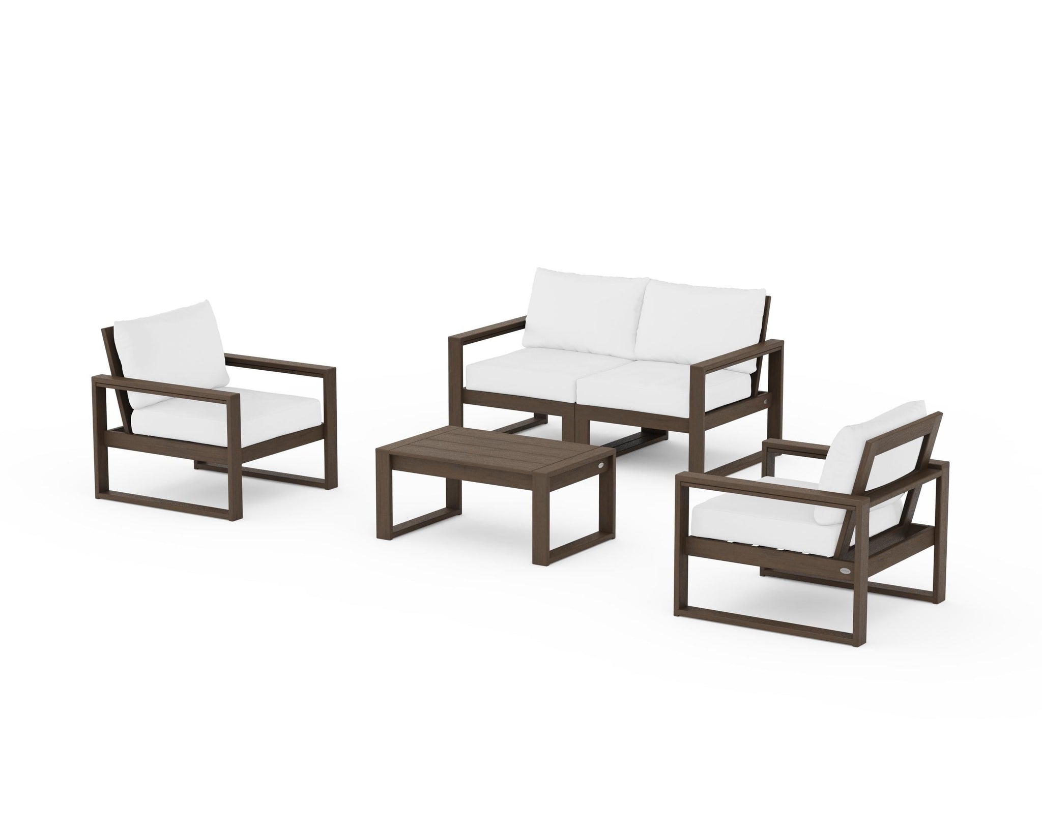 EDGE Sectional 4-Piece Deep Seating Set with Loveseat