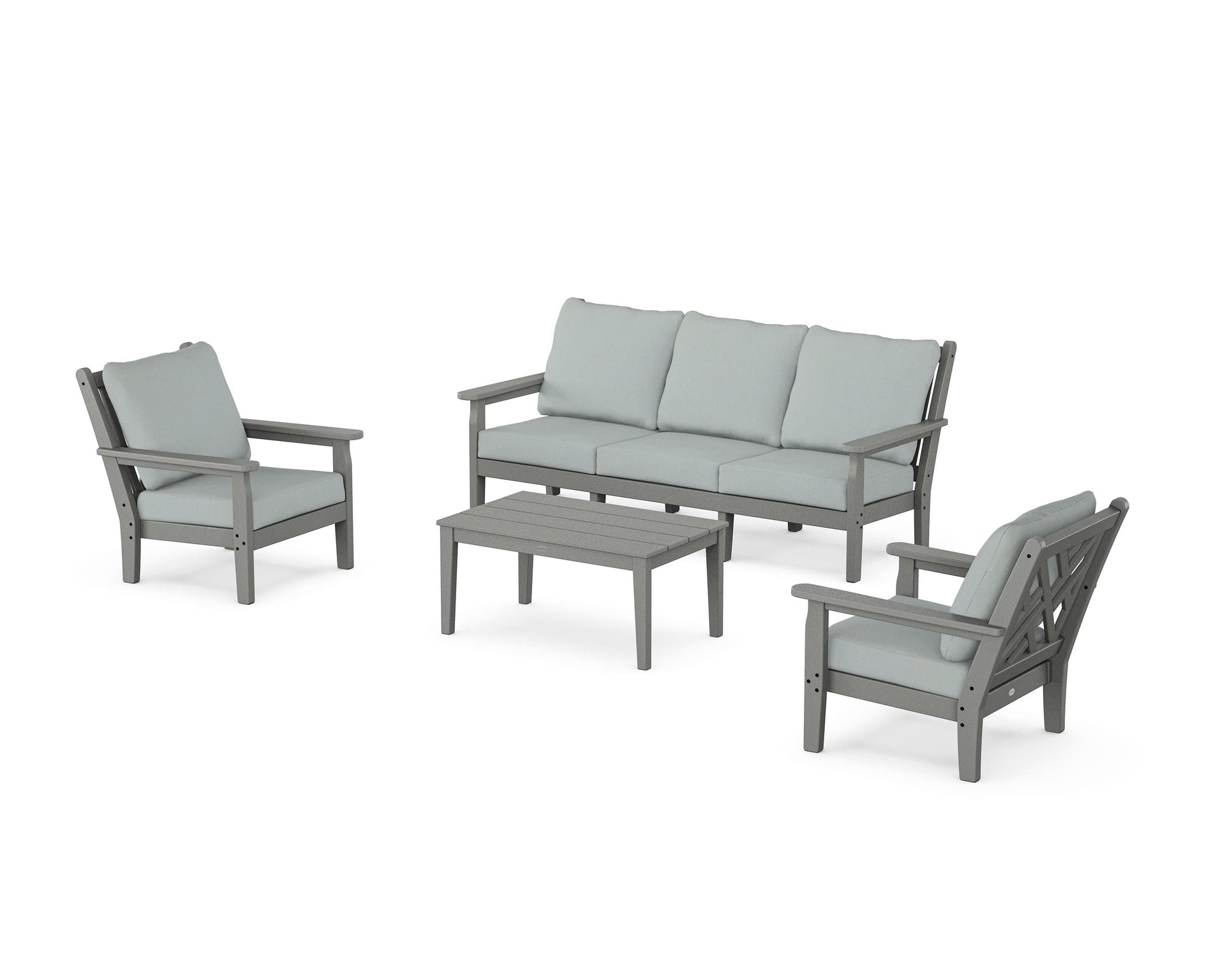 Chippendale 4-Piece Deep Seating Set with Sofa