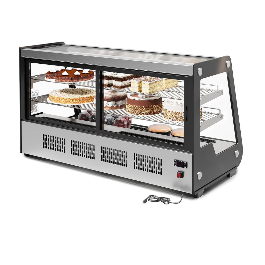 48 in. Countertop Bakery Display Refrigerator in Stainless Steel, 7 cu. ft.