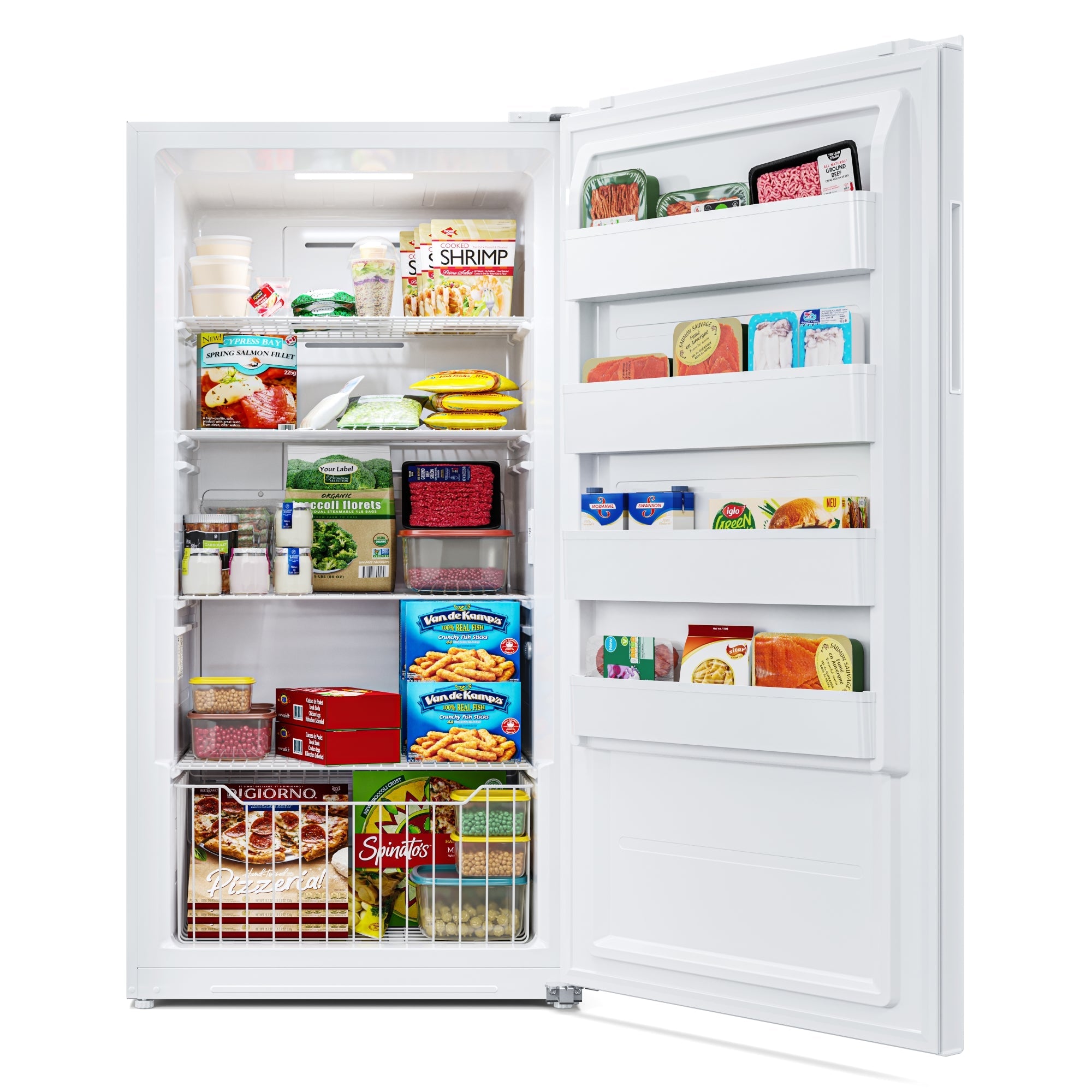 17 Cu. Ft Upright Freezer in White