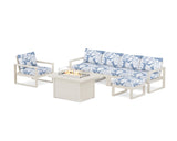 EDGE Sectional Lounge and Fire Pit Set