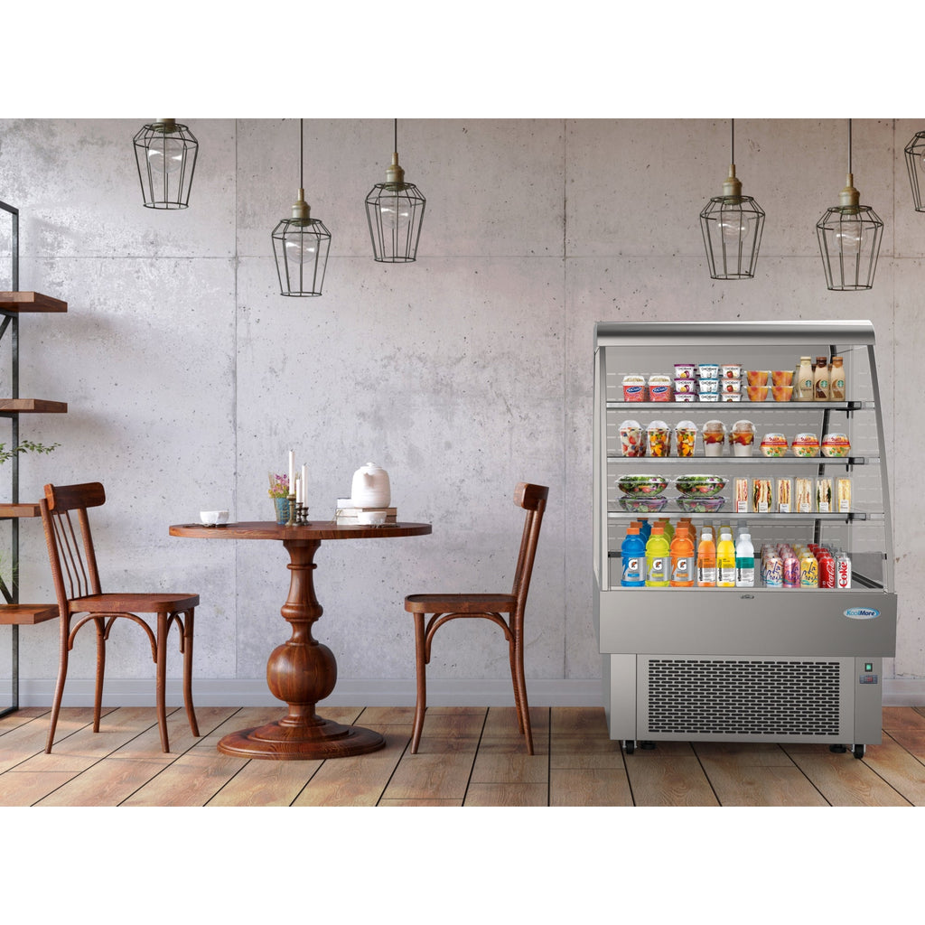 35 in. Open Air Grab and Go Refrigerator - 13.4 Cu Ft. - Wrap
