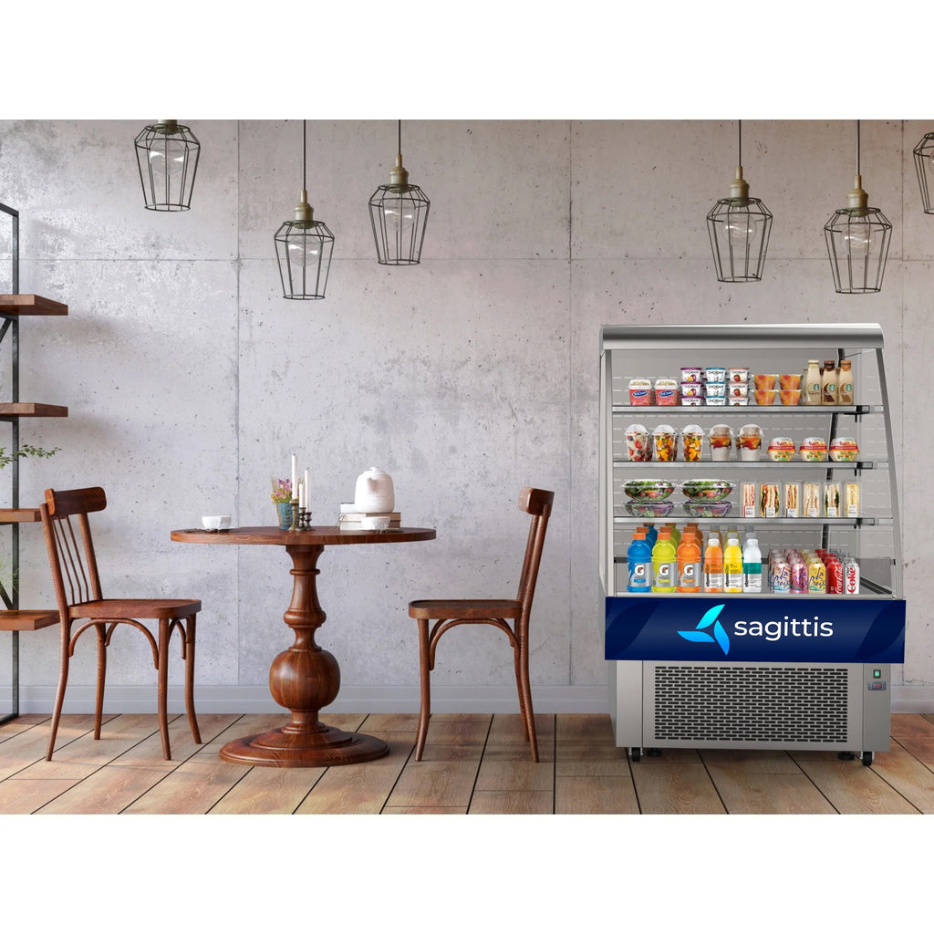 35 in. Open Air Grab and Go Refrigerator - 13.4 Cu Ft. - Wrap