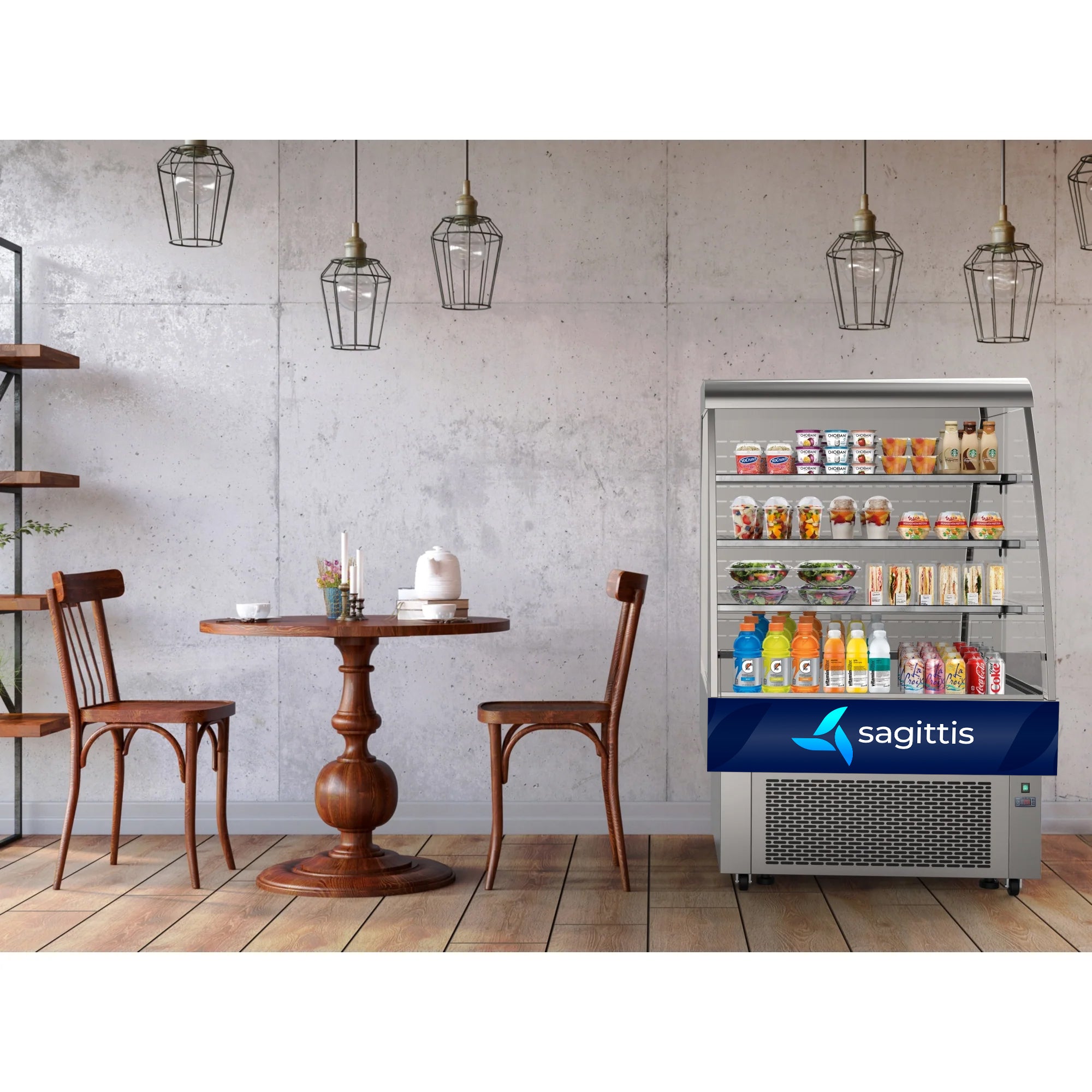 35 in. Open Air Grab and Go Refrigerator - 13.4 Cu Ft. - Wrap