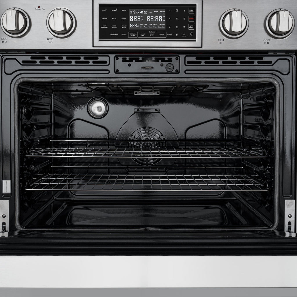 36 in. Electric Professional Range with Tilt Panel and Digital controls, Self-Cleaning, 16300W of Power, 240V in Stainless-Steel