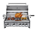 30 in. Built-in Liquid Propane BBQ Grill for Outdoor Kitchen in Stainless-Steel