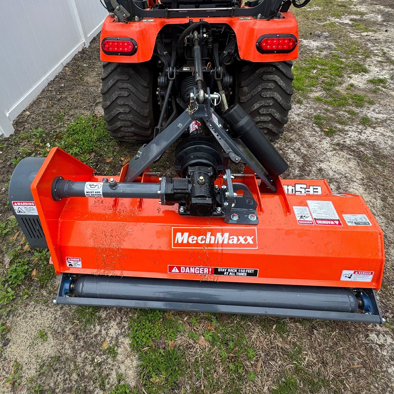 MechMaxx EFS 48 Flail Mower 48" Light-Duty 3 Point PTO Driven 15-35HP New