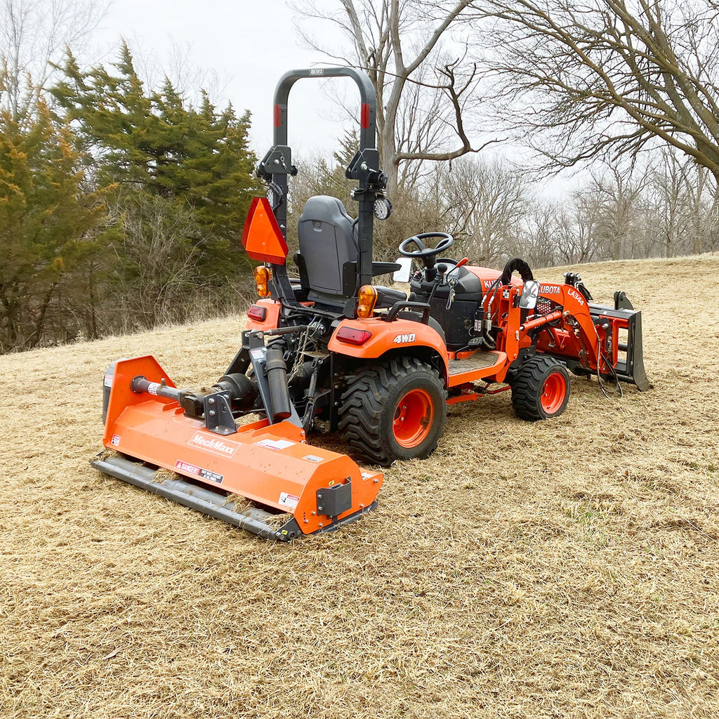 3-Point PTO Stump Grinder & 60'' PTO Flail Mower Bundle, SG24&EFS60