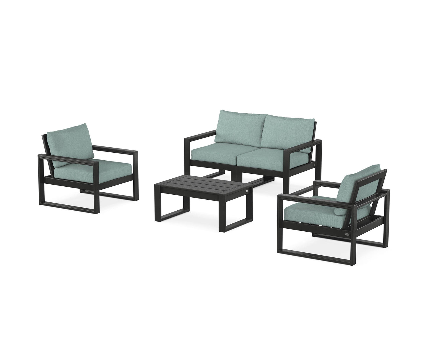 EDGE Sectional 4-Piece Deep Seating Set with Loveseat