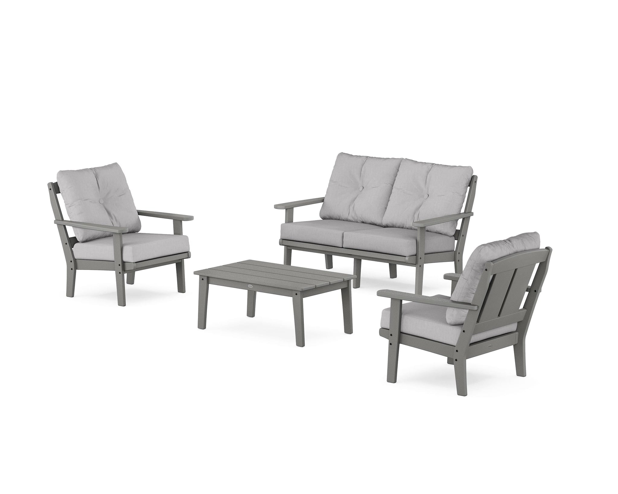 Mission 4-Piece Deep Seating Set with Loveseat