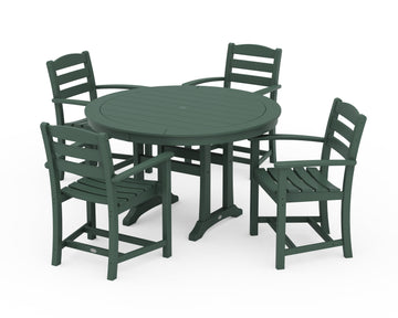 La Casa Café 5-Piece Arm Chair Dining Set