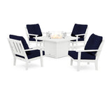 Oxford 5-Piece Deep Seating Set with Fire Pit Table