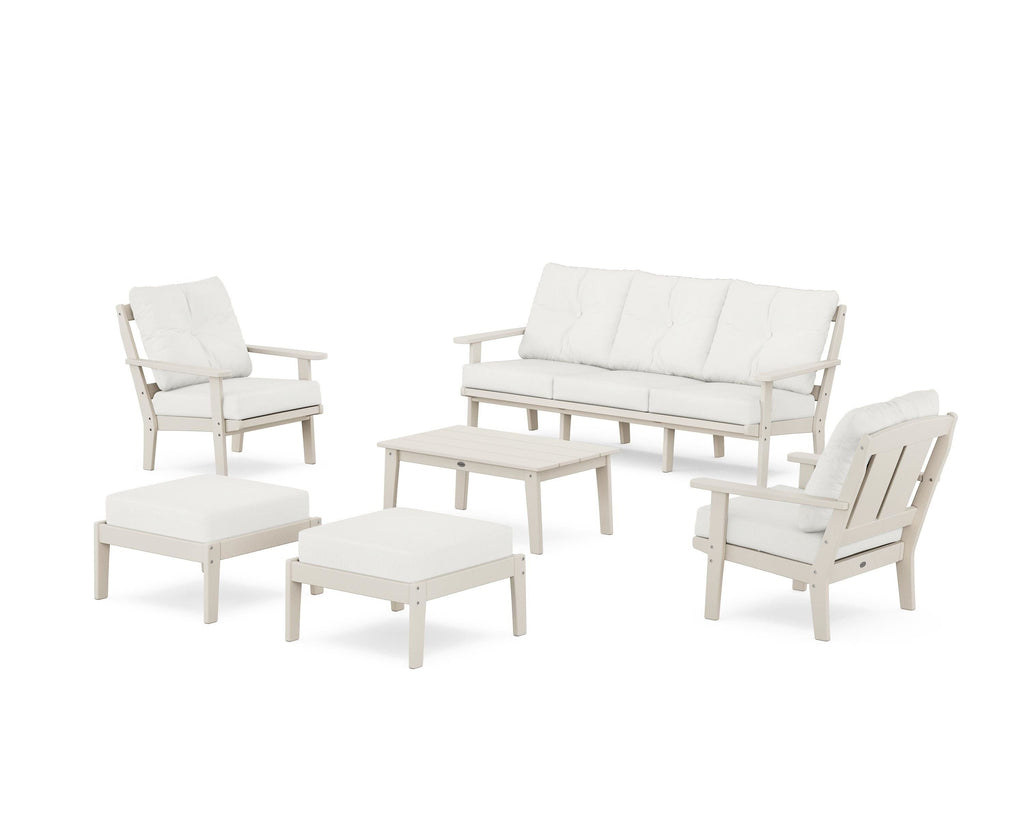 Mission 6-Piece Lounge Sofa Set