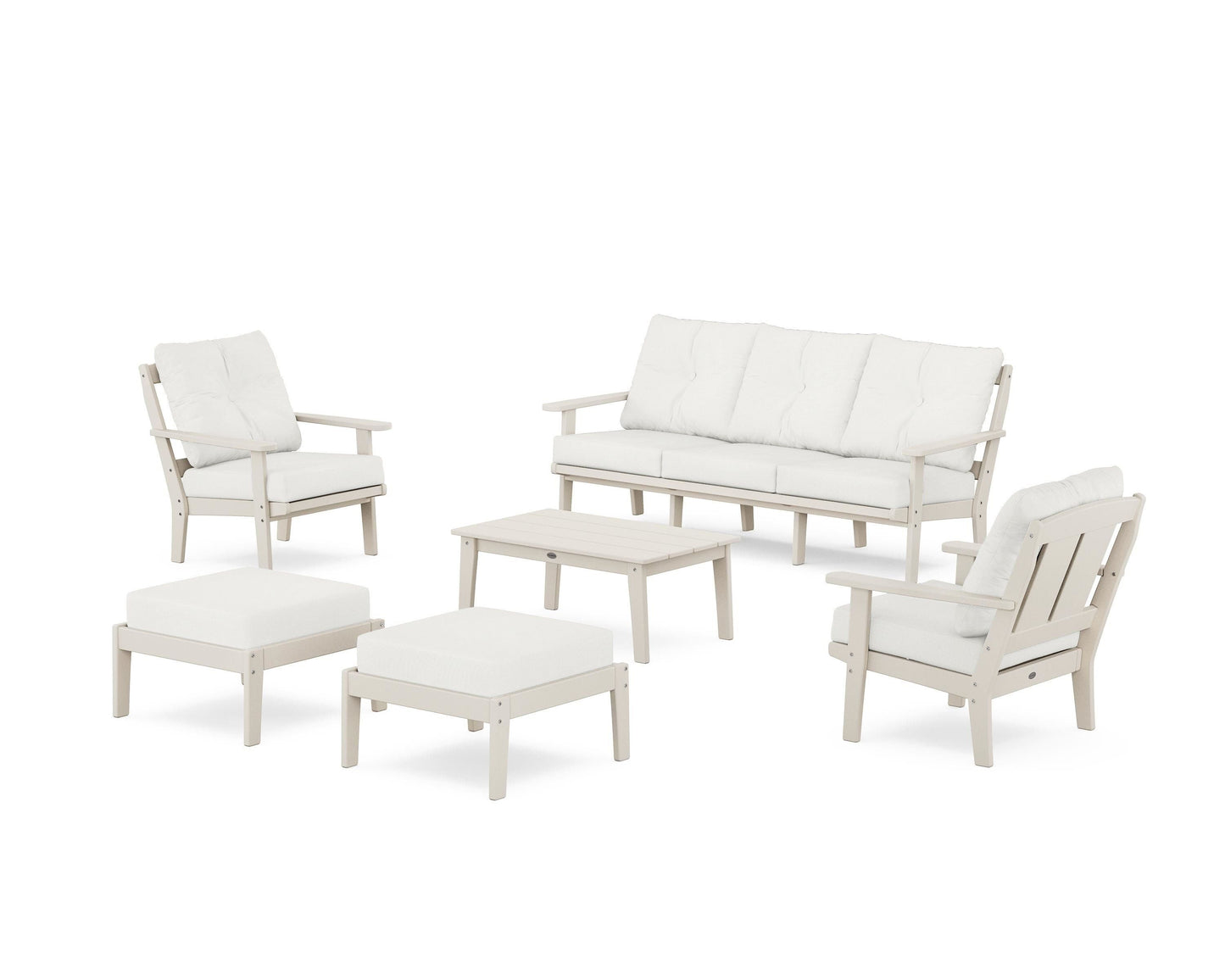 Mission 6-Piece Lounge Sofa Set