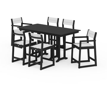 EDGE Sling 7-Piece Farmhouse Counter Set