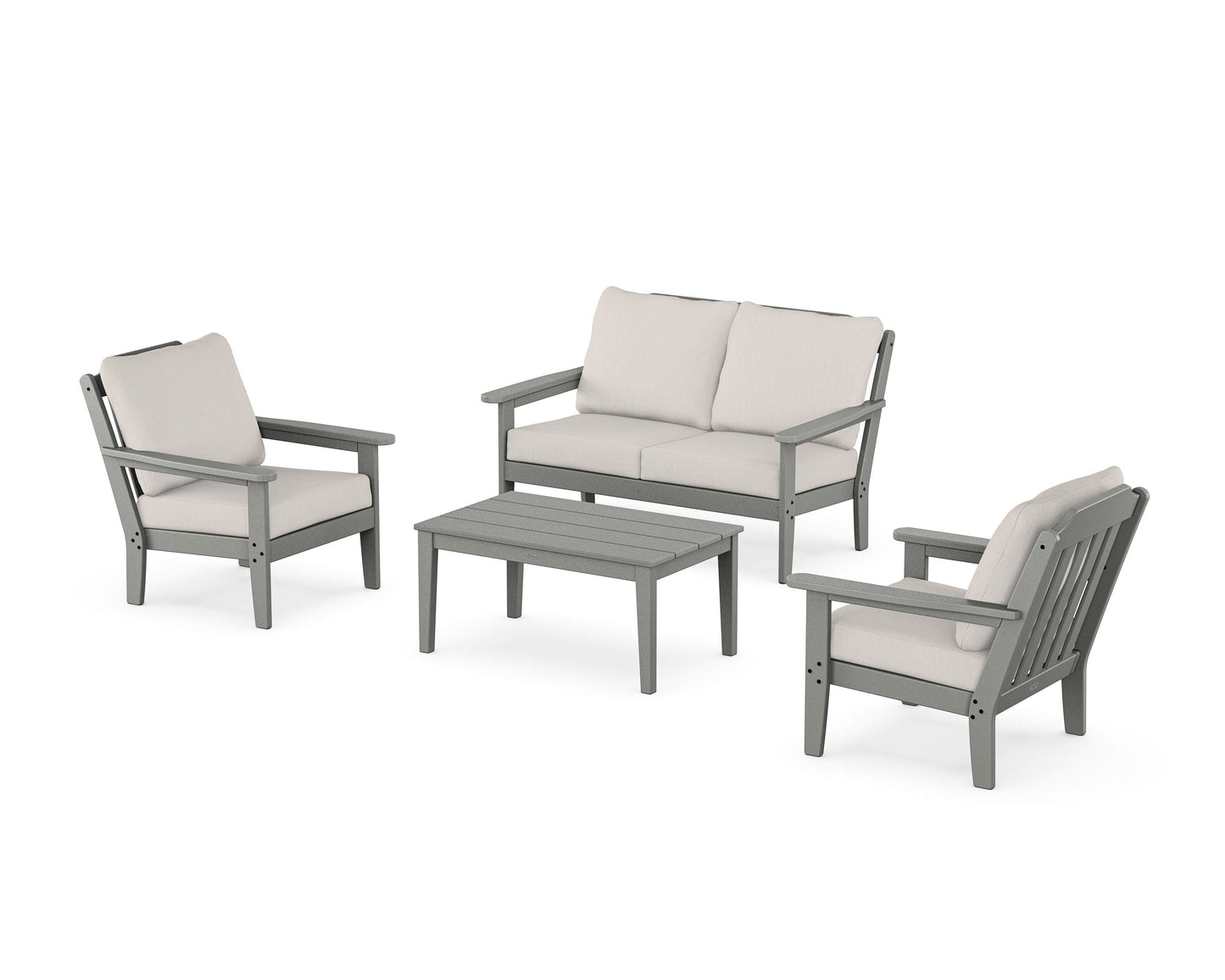 Cottage 4-Piece Deep Seating Set with Loveseat
