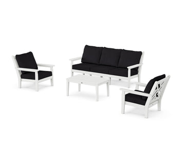 Chippendale 4-Piece Deep Seating Set with Sofa