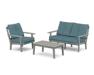 Oxford 3-Piece Deep Seating Set with Loveseat