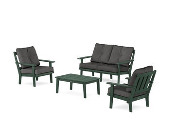 Oxford 4-Piece Deep Seating Set with Loveseat