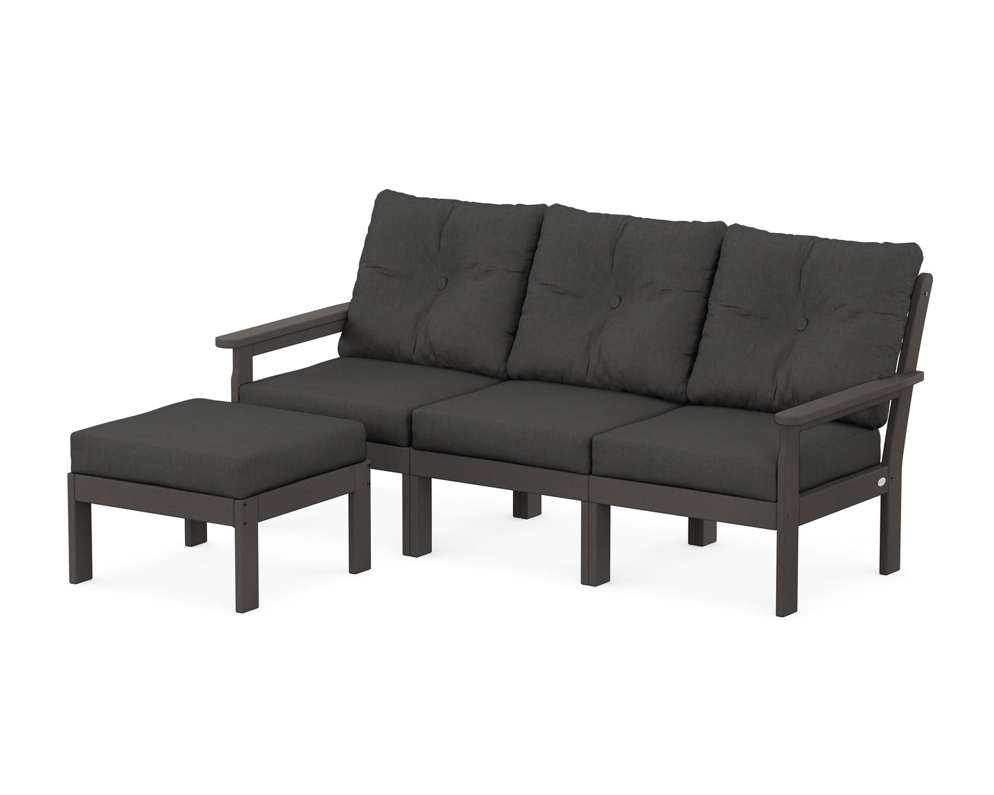 Vineyard 4-Piece Sectional with Ottoman