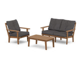 Prairie 3-Piece Deep Seating Set with Loveseat