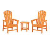 South Beach Casual Chair 3-Piece Set with 18" South Beach Side Table