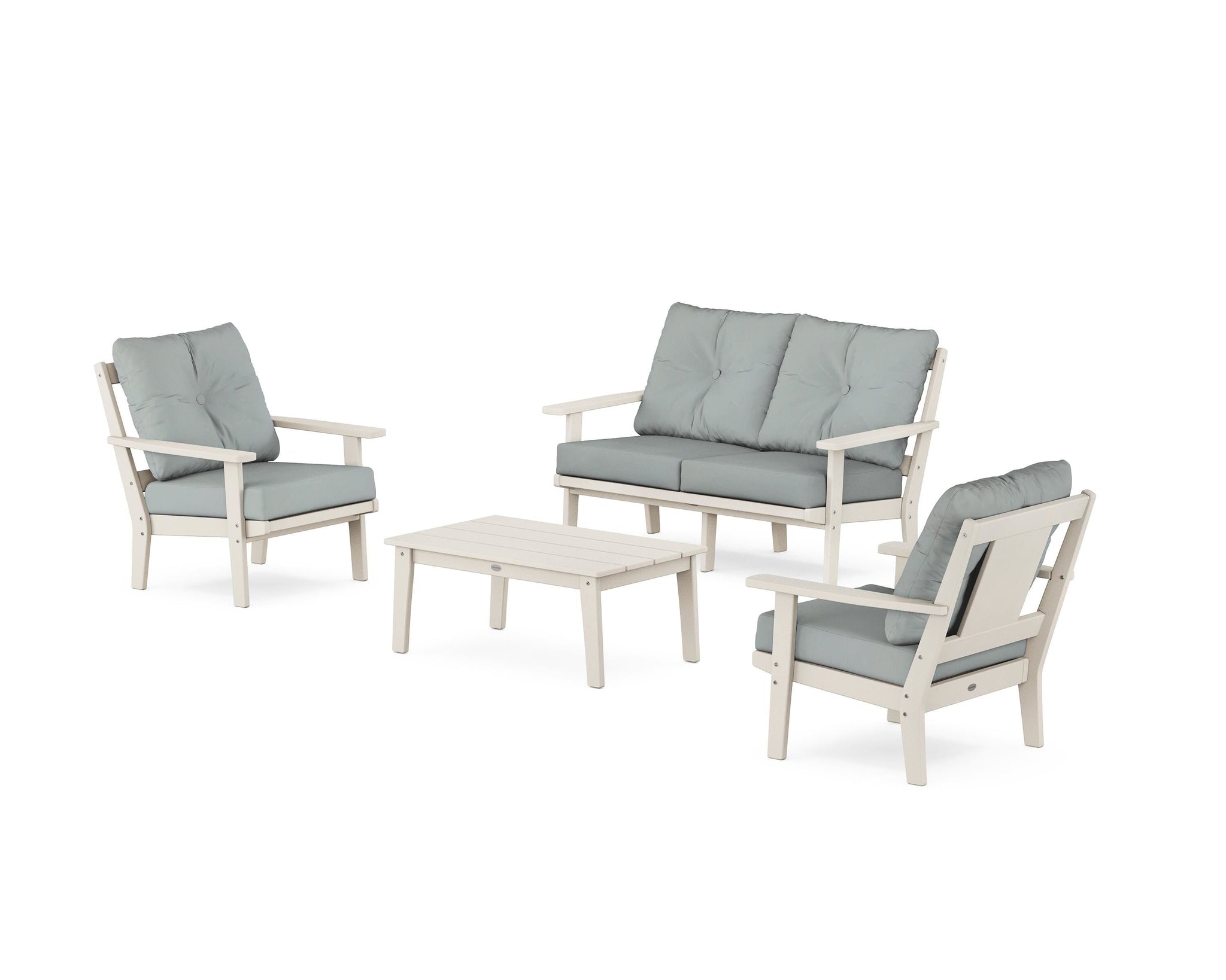 Prairie 4-Piece Deep Seating Set with Loveseat